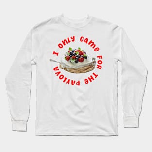 Funny Pavlova Dessert Long Sleeve T-Shirt